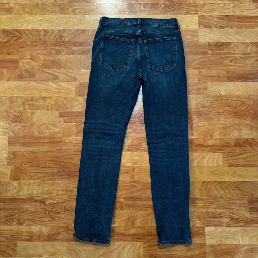 J Crew Jeans Mens Straight Flex Blue Medium Wash Denim 5 Pockets Size 29 x 32
